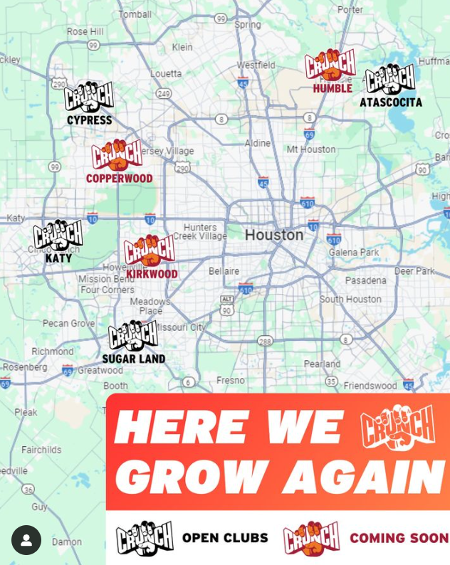 Crunch Fitness comes to greater Houston area